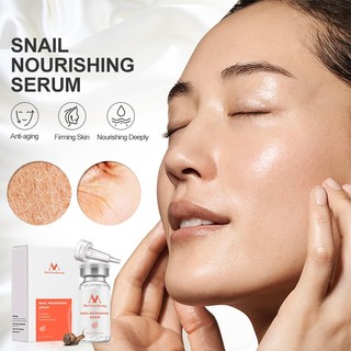 MeiYanQiong Serum Dưỡng Phục Hồi Tinh Chất Ốc Sên 12ml Dưỡng Trắng Da Và Thu Nhỏ Lỗ Chân Lông Cải Thiện Vết Thâm Lõm Snail Repair Serum 12ML
