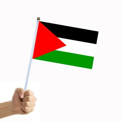 Cờ palestine Sống Động Bằng Vải Bạt Và Không Phai Màu Và Hai Đường Khâu Biendera palestin polyester Với Đồng Thau