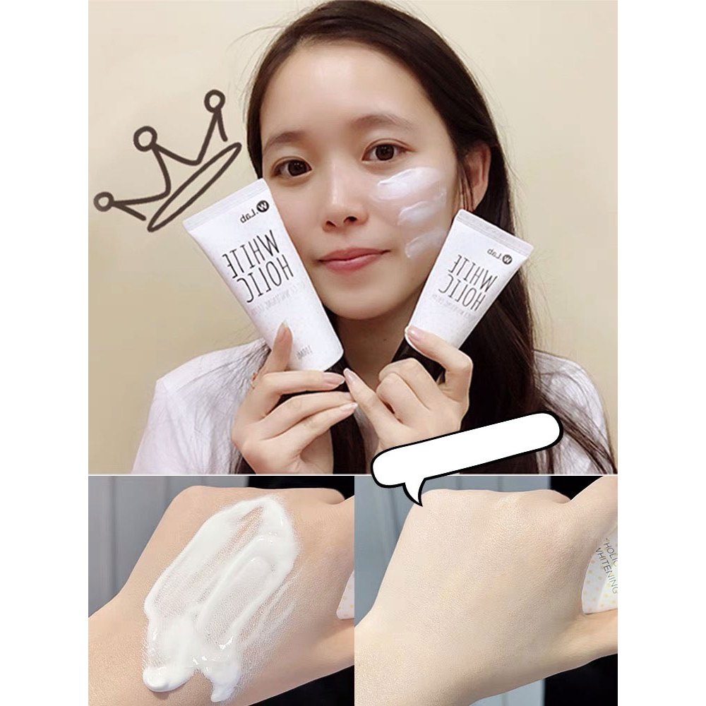 Wlab Kem Lót Trang Điểm Nền Trơn Màu Dưỡng Ẩm Làm Sáng Tông Màu Da Dành Cho Người Lười