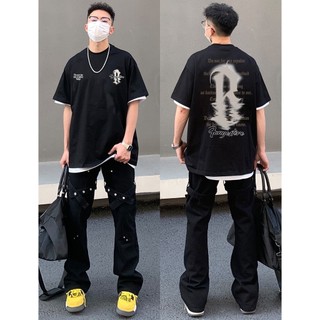 Áo Thun Màu Đen Chất Liệu 100% cotton Cao Cấp Thời Trang Theo Phong Cách hip hop Cho Nam