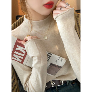 Áo sweater Dệt Kim Cổ Lọ Thời Trang Thu Đông Cho Nữ