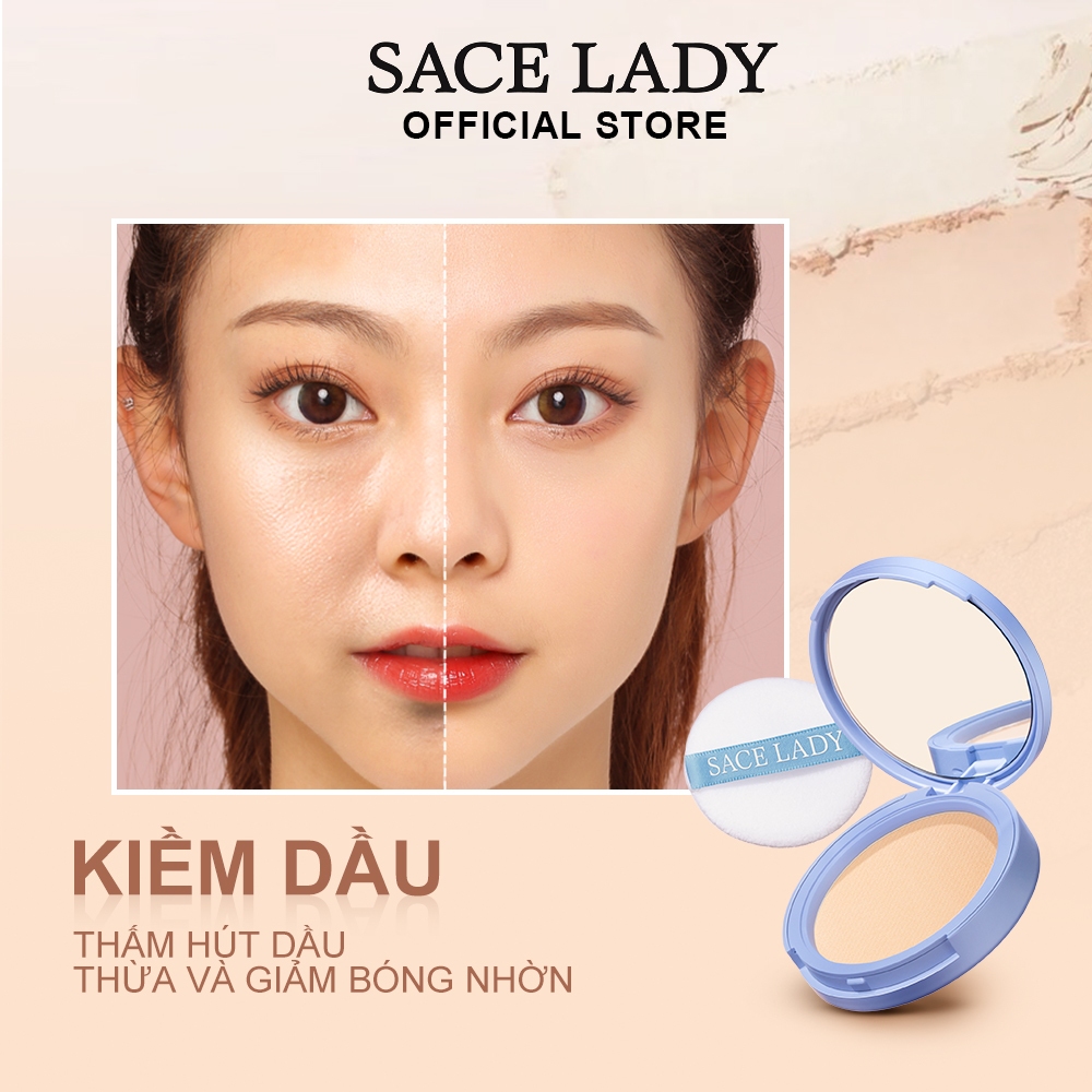 Phấn phủ dạng nén SACE LADY lâu trôi kháng nước kiềm dầu