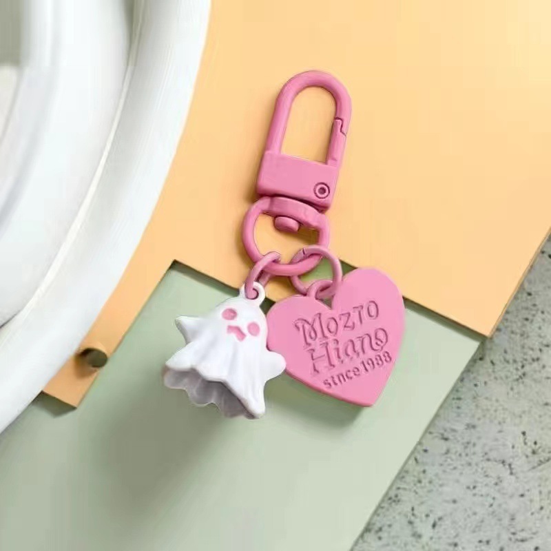 Móc Khóa Hình Con magpie / Chú Mèo Hồng Đáng Yêu