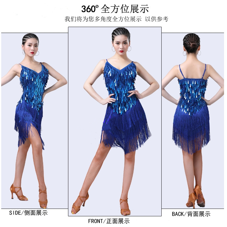 Chân Váy Tua Rua Đính Kim Sa Lấp Lánh Thời Trang Cho Nữ