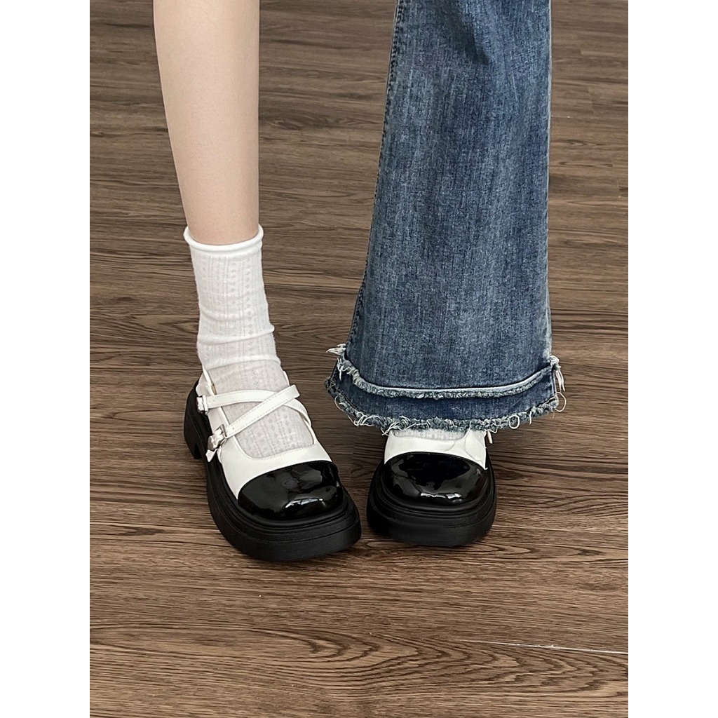 HQ  dép sandal nữ giày sandal nữ dép đế cao đi biển  Đế chống trơn trượt Điệu đà Tiện lợi Đáng yêu giày búp bê FDL2300MP3 41Z231012
