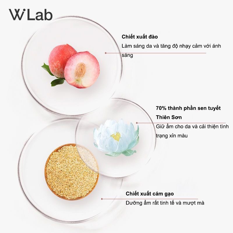 Wlab Kem Lót Trang Điểm Nền Trơn Màu Dưỡng Ẩm Làm Sáng Tông Màu Da Dành Cho Người Lười