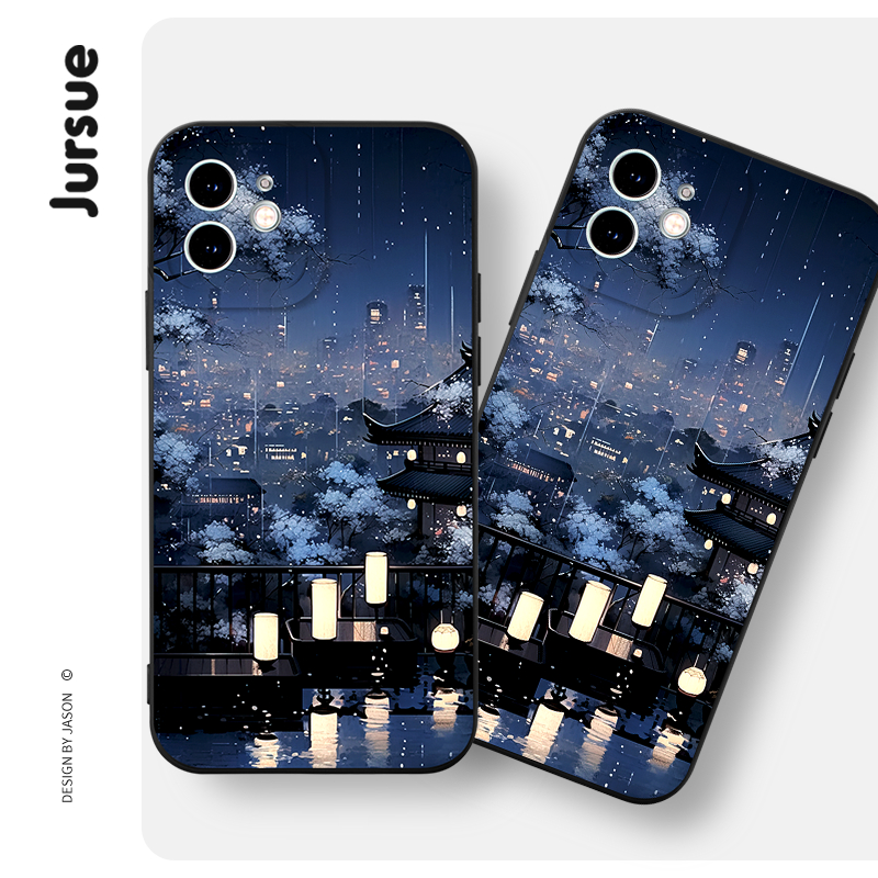 Ốp lưng JURSUE dễ thương đẹp vintage đơn giản Cho IPHONE 15 14 13 12 11 PRO MAX SE 2020 X XR XS ip 8 7 6 6S PLUS XYH2292