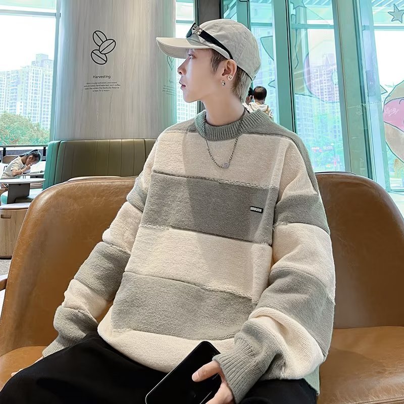 Áo Khoác sweater Dệt Kim Dáng Rộng Phong Cách Hàn Quốc Thời Trang Mùa Thu Cho Cặp Đôi