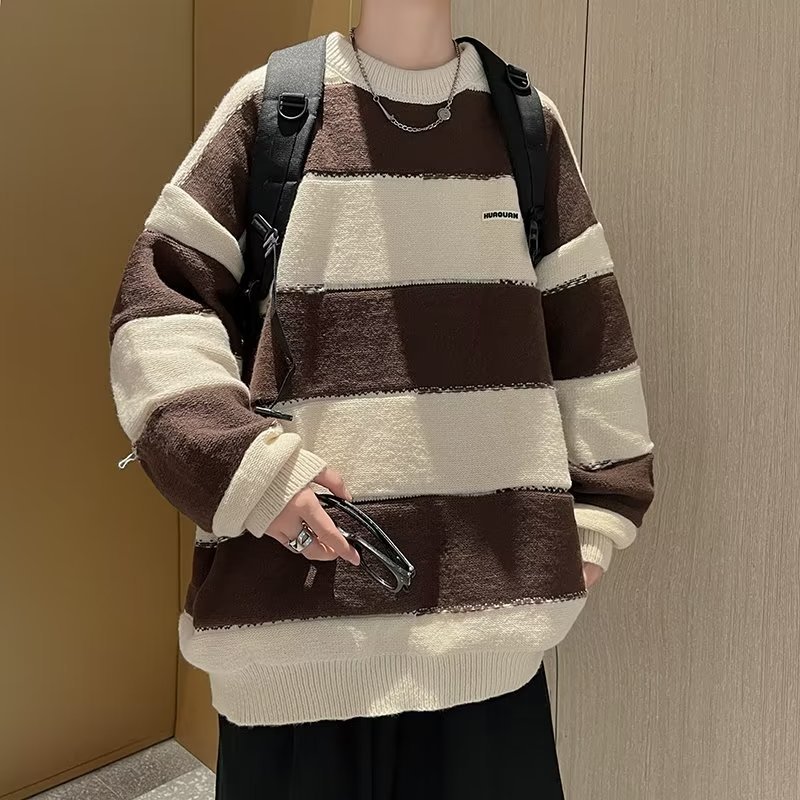 Áo Khoác sweater Dệt Kim Dáng Rộng Phong Cách Hàn Quốc Thời Trang Mùa Thu Cho Cặp Đôi