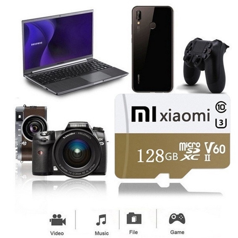 XIAOMI Thẻ Nhớ micro sdxc v60 2tb 8gb / 16gb / 32gb / 64gb / 128gb / 256gb / 512gb / 1tb