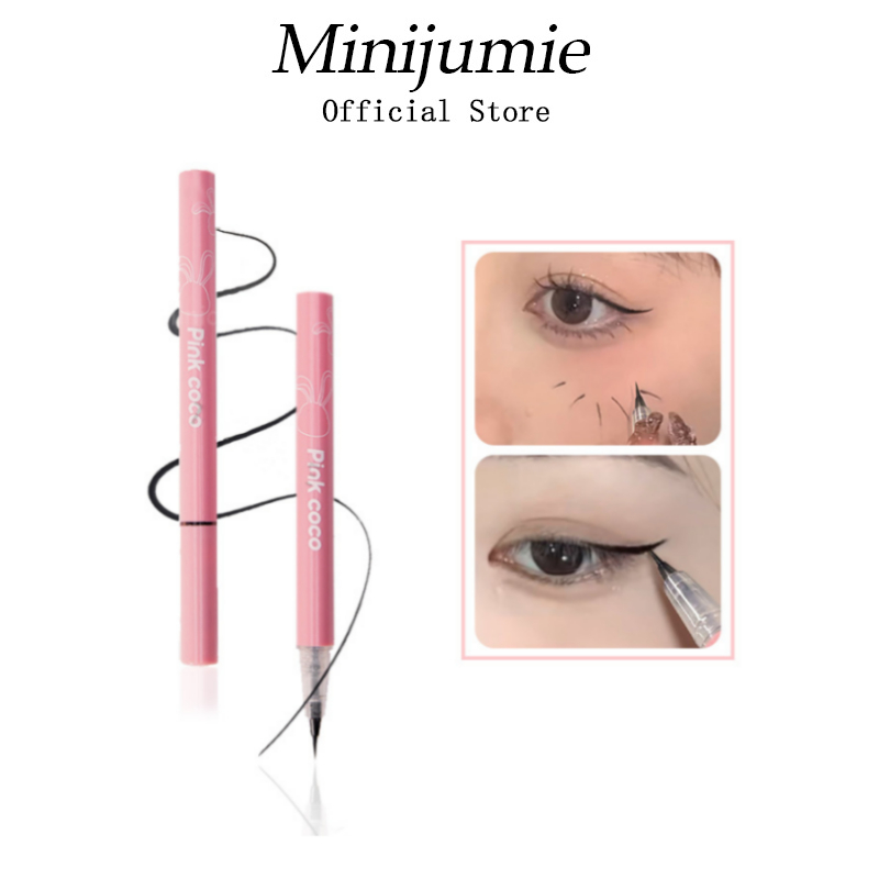 Minijumie Bút Kẻ Mắt Nước 0.1mm Mượt Mà Chống Nước Lâu Trôi