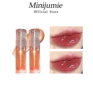 Minijumie Son bóng cappuvini dưỡng ẩm lâu trôi thiết kế thỏi trong suốt 5 màu tùy chọn 3ml
