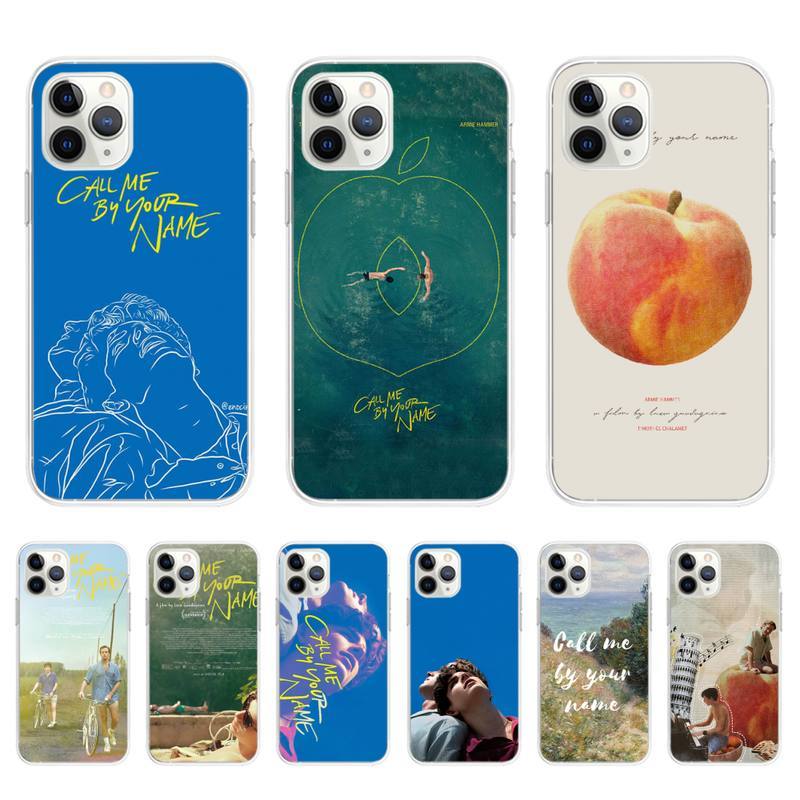 Ốp Điện Thoại Mềm Họa Tiết call me by your name Cho iphone 13 11pro 12pro max 8 7 6 6s plus x xs max 5 5s se xr