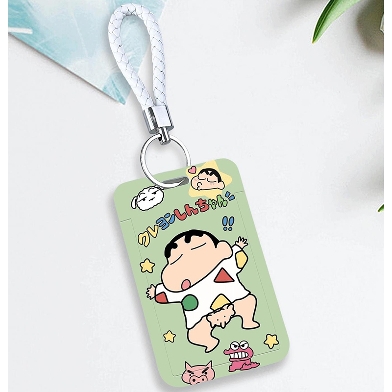 Bộ Thẻ Hình Hoạt Hình crayon xiaoxin Dễ Thương Bảo Vệ Cho Học Sinh