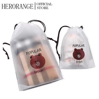 Herorange túi dây rút đựng giày dép đồ dùng mỹ phẩm chống nước du lịch tiện dụng