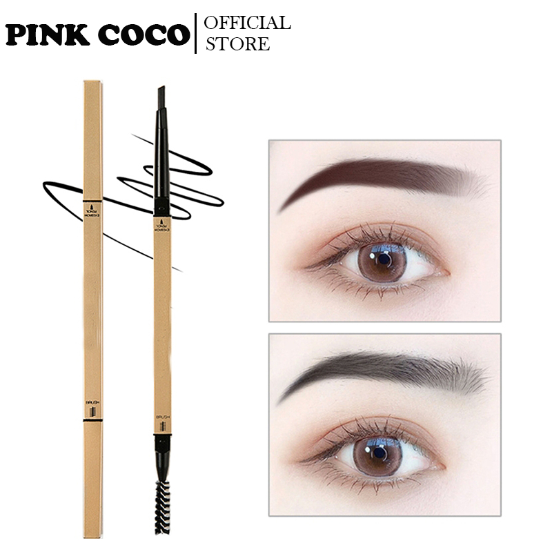 Pink Coco Bút Kẻ Lông Mày Lameila Thiết Kế Hai Đầu Lâu Trôi Hàng Nội Địa Trung