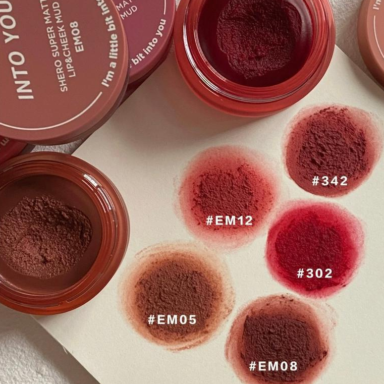 Son Môi Kiêm Má Hồng Dạng Bùn Siêu Lì Shero INTO YOU