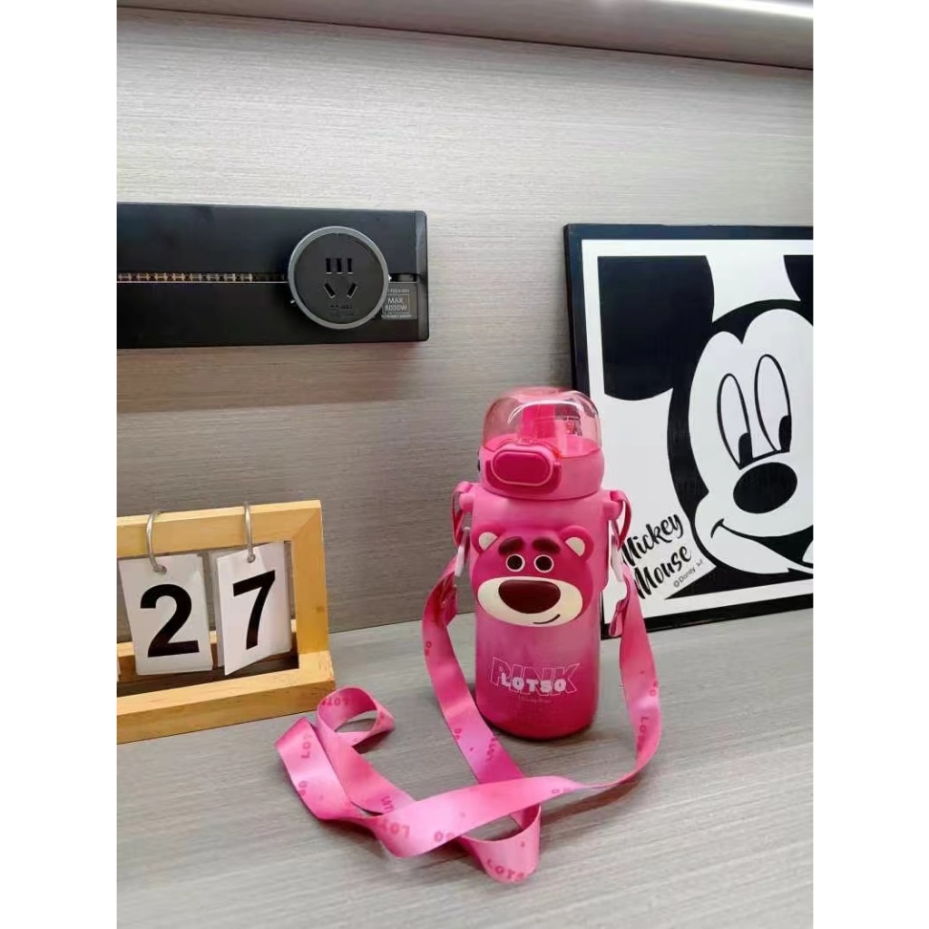 Bình Nước Giữ Nhiệt Cao Cấp Có Ống Hút In Họa Tiết Hoạt Hình disney 2023