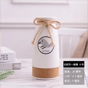 Mori Bình Hoa Bằng Sứ Trắng Họa Tiết Vân Đá Cẩm Thạch / Rùa Sau Lưng