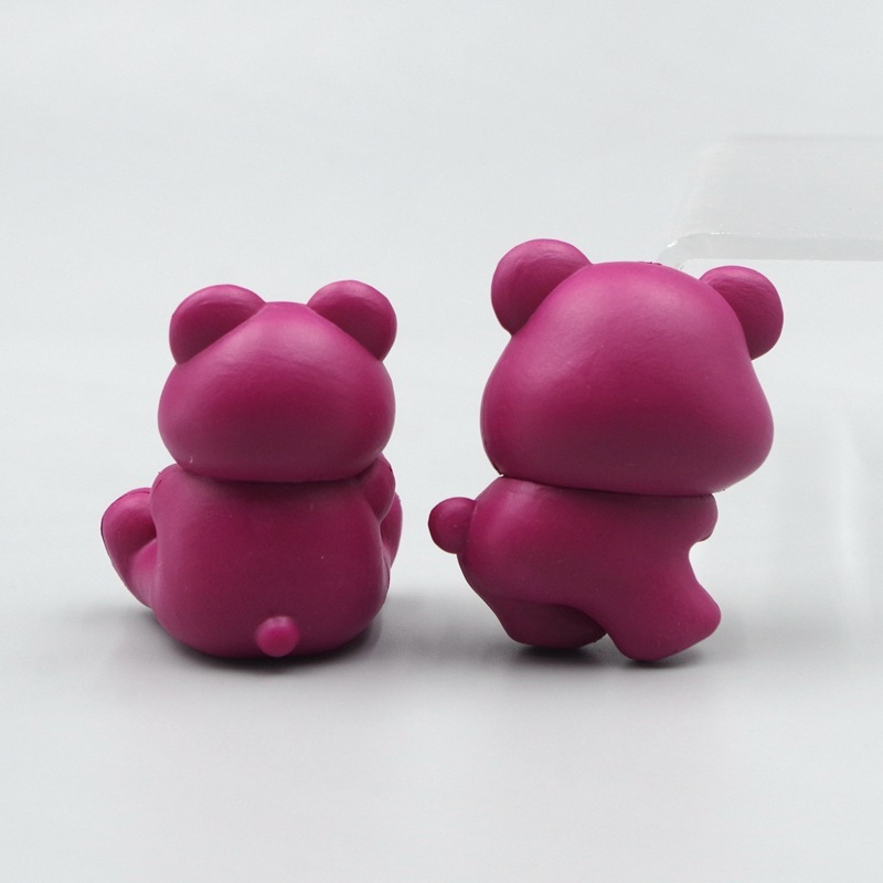 DISNEY 1 Mô Hình Nhân Vật lotso Dâu Tây / Gấu Bằng pvc Dễ Thương Dùng Trang Trí Bánh Kem