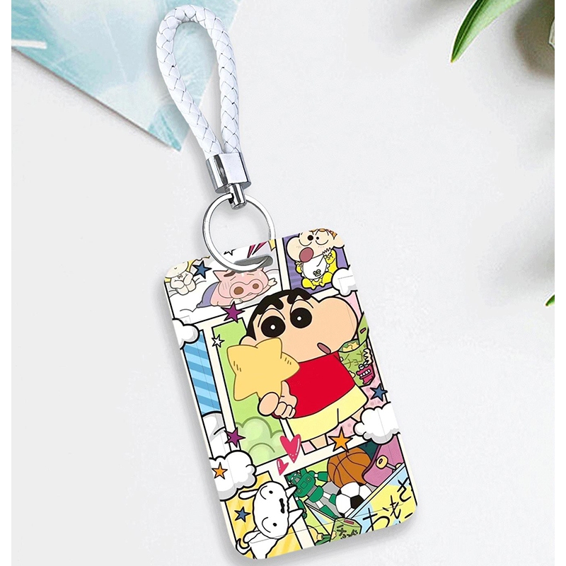 Bộ Thẻ Hình Hoạt Hình crayon xiaoxin Dễ Thương Bảo Vệ Cho Học Sinh