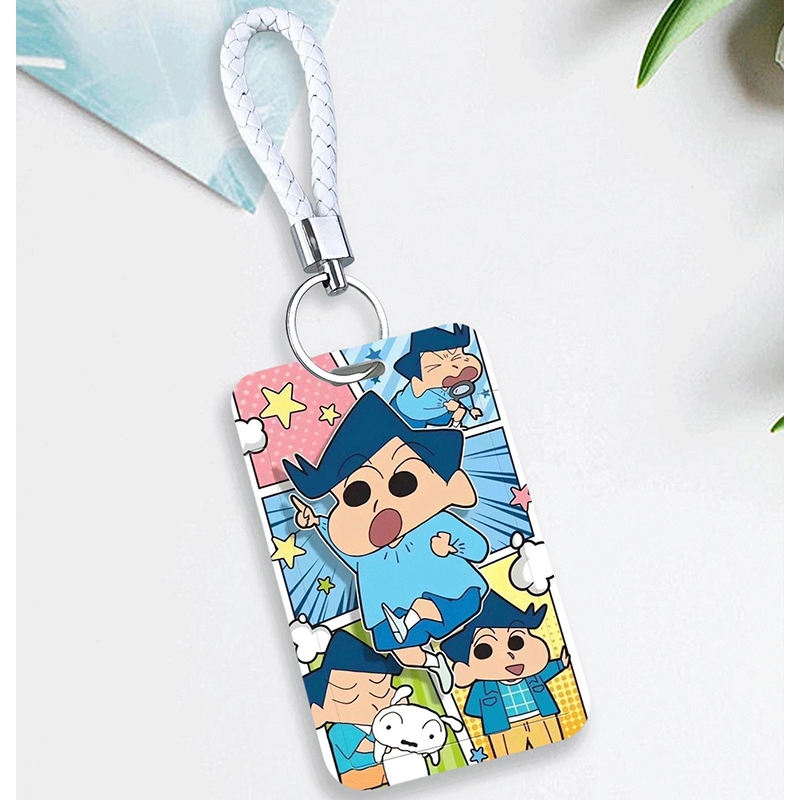 Bộ Thẻ Hình Hoạt Hình crayon xiaoxin Dễ Thương Bảo Vệ Cho Học Sinh