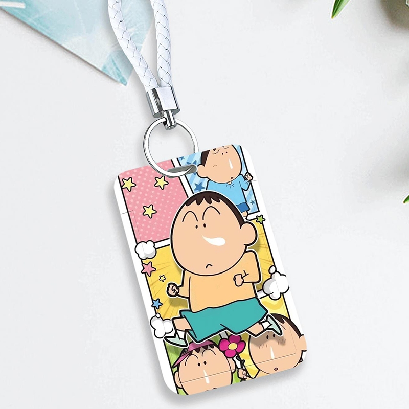 Bộ Thẻ Hình Hoạt Hình crayon xiaoxin Dễ Thương Bảo Vệ Cho Học Sinh