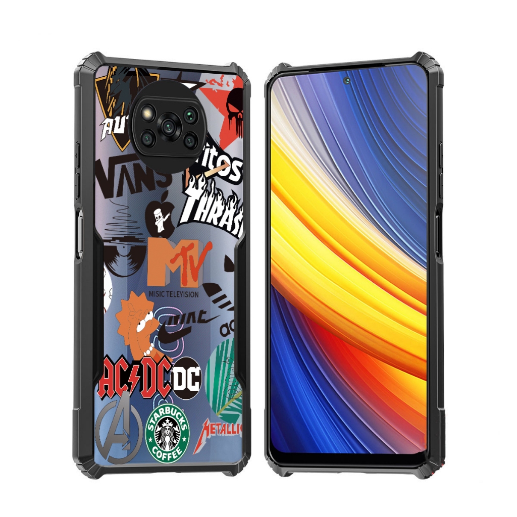 Ôp Điện Thoại Trong Suốt Có Túi Khí Chống Sốc Cho xiaomi poco x3 nfc m3 x4 x5 m5 m5s m4 pro 4g f5 f3 f4 gt 5g c40 c55 c65 Ốp