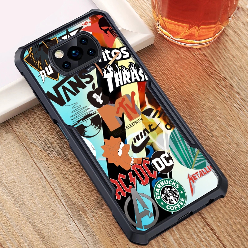 Ôp Điện Thoại Trong Suốt Có Túi Khí Chống Sốc Cho xiaomi poco x3 nfc m3 x4 x5 m5 m5s m4 pro 4g f5 f3 f4 gt 5g c40 c55 c65 Ốp