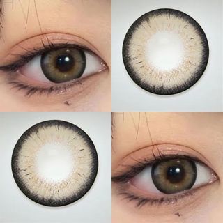Irislens 1 Cặp Kính Áp Tròng 14.5mm Màu Nâu Mềm Mại Thoải Mái