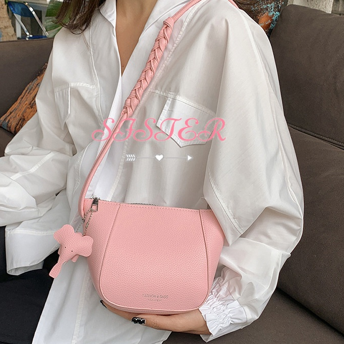 SISTER túi xách nữ túi đeo chéo 2023NEW Vintage Thời trang Cute THỂ THAO GDJ2300IND 41Z231010