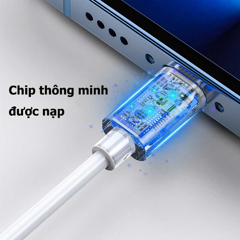 Cáp sạc nhanh ROMOSS CB12 1m 2.4a 8 pin