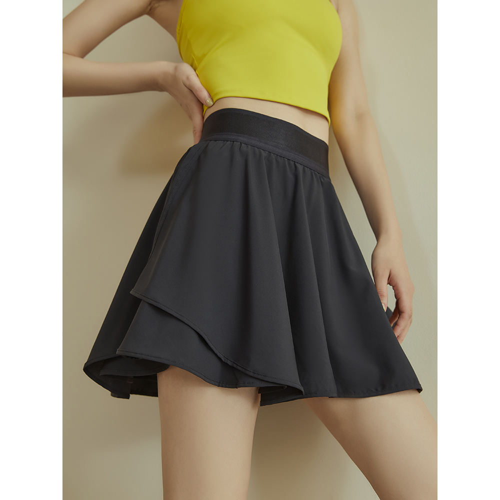 Chân Váy Ngắn Xếp Ly Giả Hai Mảnh Khô Nhanh Mẫu Mới 2023 Dành Cho Bạn Nữ Tập Thể Thao tennis Cầu Lông Nhảy Múa
