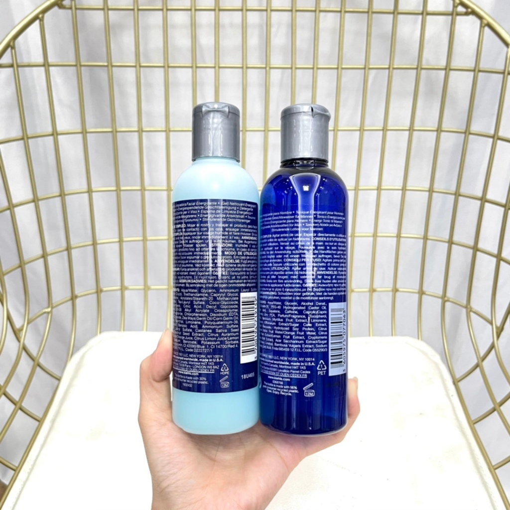 KIEHL'S Bộ Ba Món Sữa Rửa Mặt Dưỡng Ẩm 250ml + Toner 250ml Cho Nam Giới Kiehl 'S Koyan' S 125ml