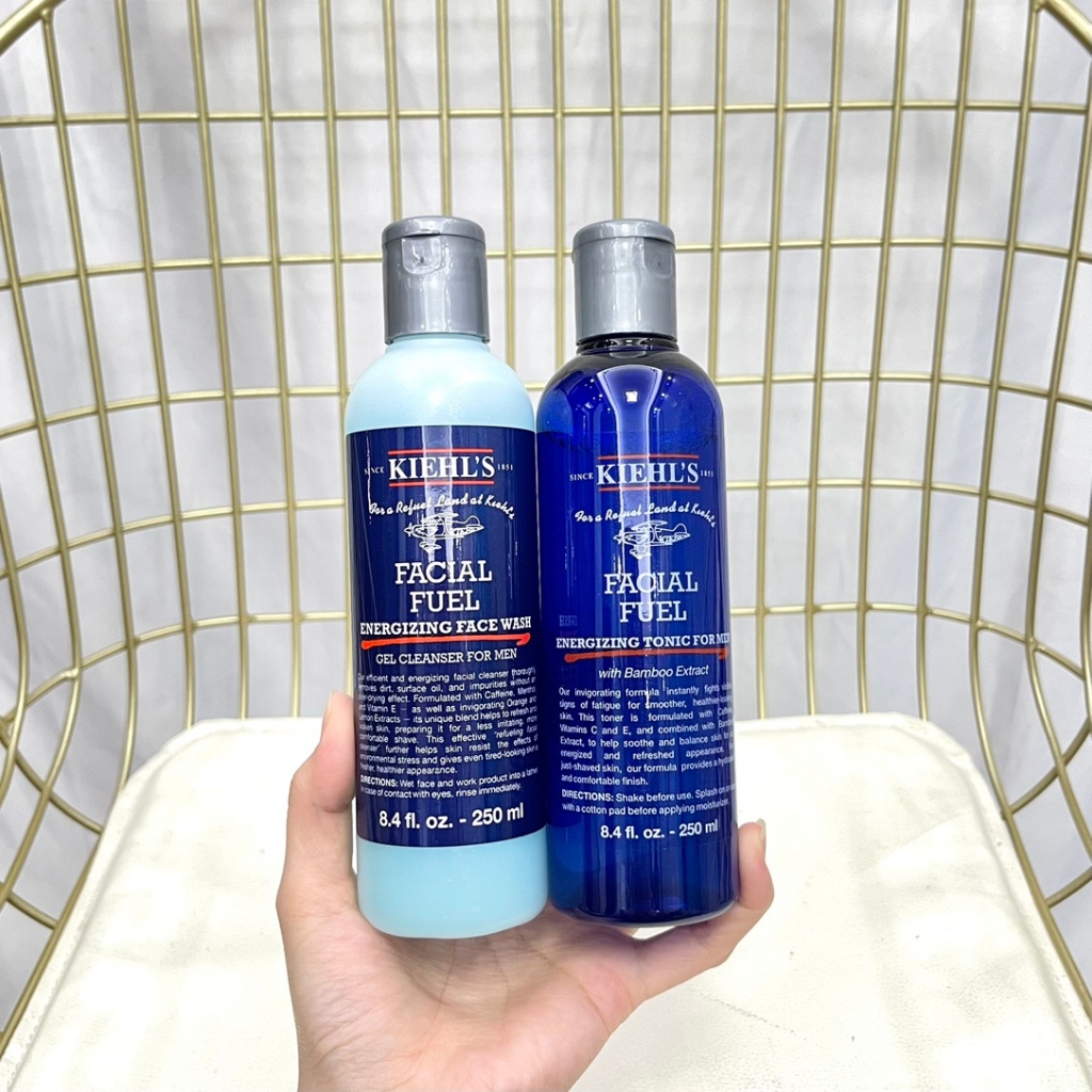 KIEHL'S Bộ Ba Món Sữa Rửa Mặt Dưỡng Ẩm 250ml + Toner 250ml Cho Nam Giới Kiehl 'S Koyan' S 125ml