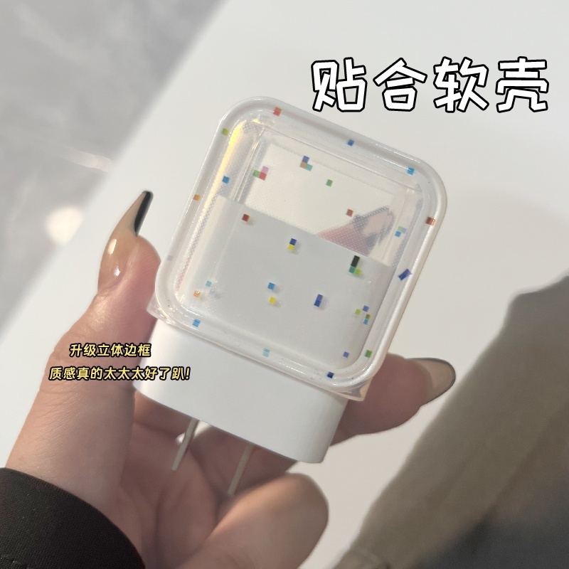 Phụ Kiện Bảo Vệ Đầu Sạc Nhanh Kiểu Dáng Hoạt Hình Dễ Thương Cho for  iphone 18W /20W 12 promax / 13 / 13 promax / 14 / 14plus / 14promax