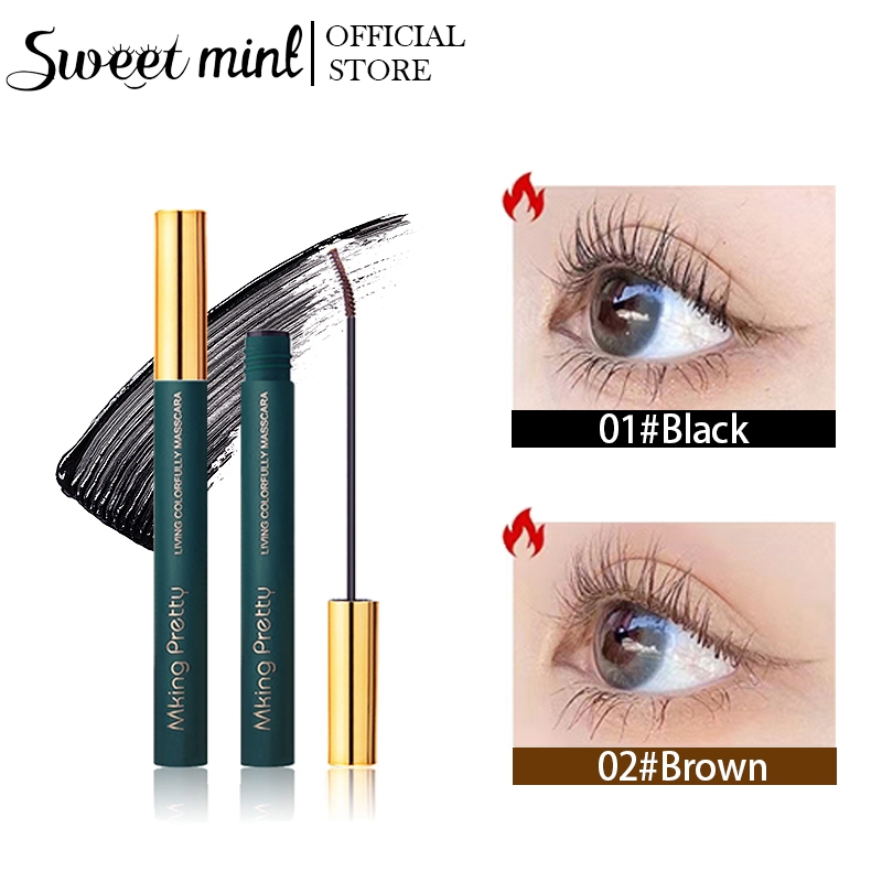 Sweet mint Mascara Kháng Nước Lâu Trôi Chuốt Mi Cong Vút Dày Và Dài Hơn 1ml