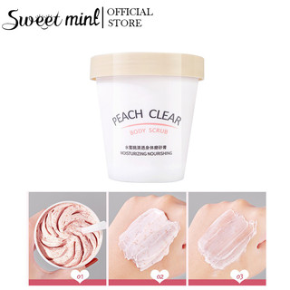 Sweet Mint Hũ tẩy da chết toàn thân heyxi chiết xuất đào mini 200ML