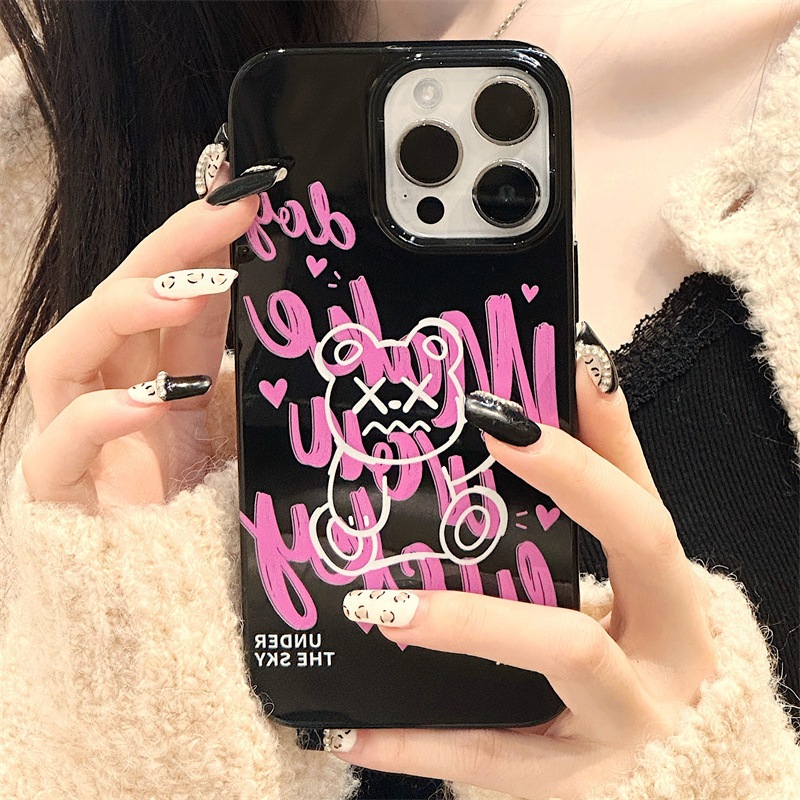 Ốp Điện Thoại tpu Mềm Chống Sốc In Hình Mèo Phản Quang laser Cho iphone15 11 11 15pro 15Rrm 1
