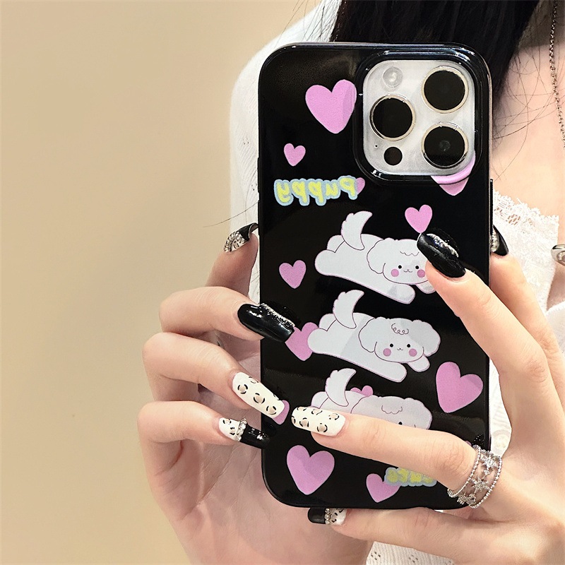 Ốp Điện Thoại tpu Mềm Chống Sốc In Hình Mèo Phản Quang laser Cho iphone15 11 11 15pro 15Rrm 1