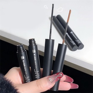 MAFFICK Slim Curly Mascara Black &Brown Mascara Không thấm nước Đầu bàn chải mịn khô nhanh Không dễ nhòe màu Trang điểm lâu dài