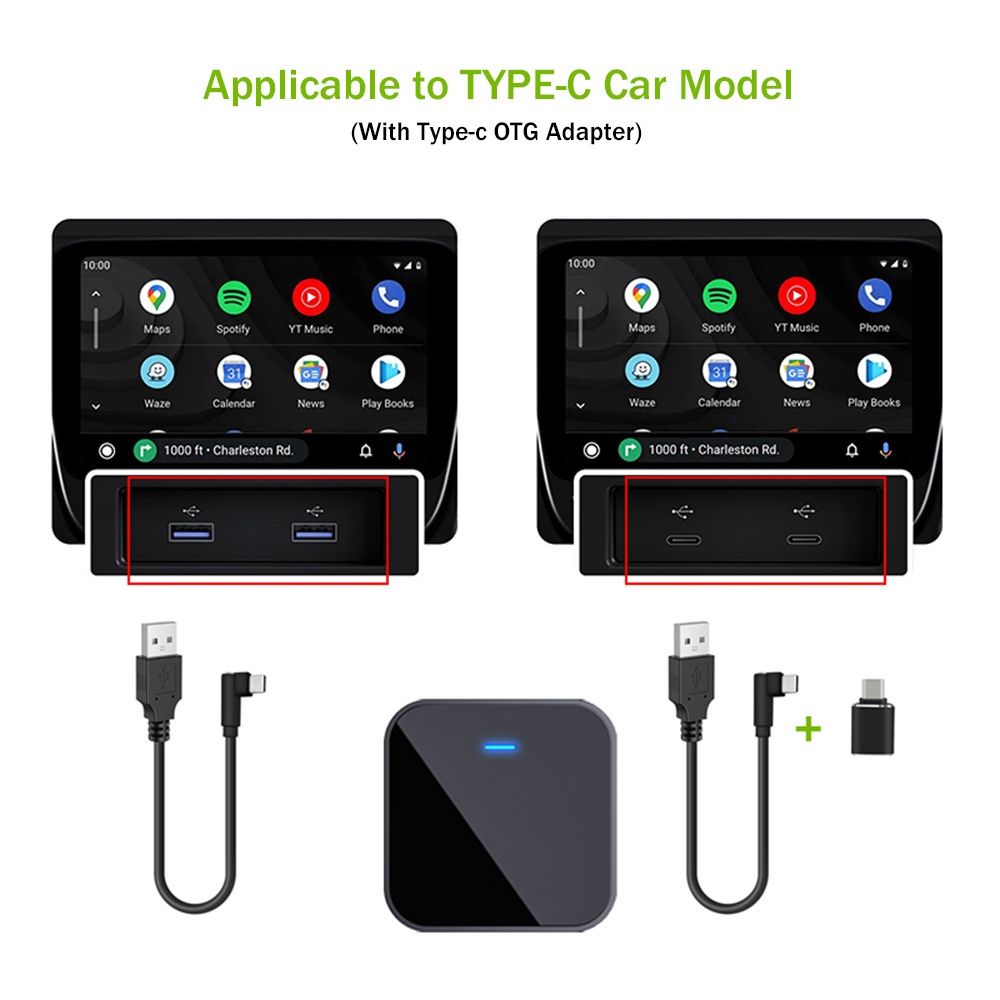 Thiết Bị Chuyển Đổi Không Dây Cho iphone Trên Xe Hơi