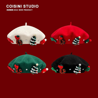  Mũ Len Họa Sĩ Phong Cách Giáng Sinh Nhật Bản Ngọt Ngào Dễ Phối Đồ Cho Nữ Sinh 