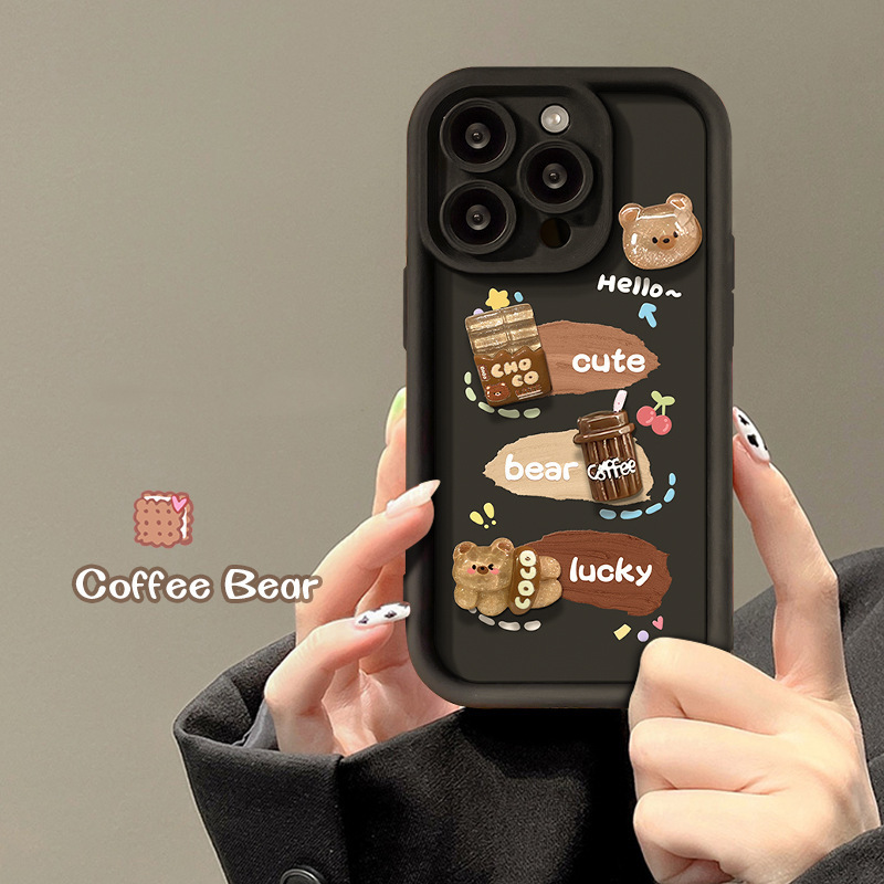 Ôp Điện Thoại Dẻo Họa Tiết Chú Gấu Cho samsung a13 a14 a12 a23 a52 a32 a22 5g a71 a51 a14 a04s a03s a54 a24 a21s a31 a30s a50s Ốp