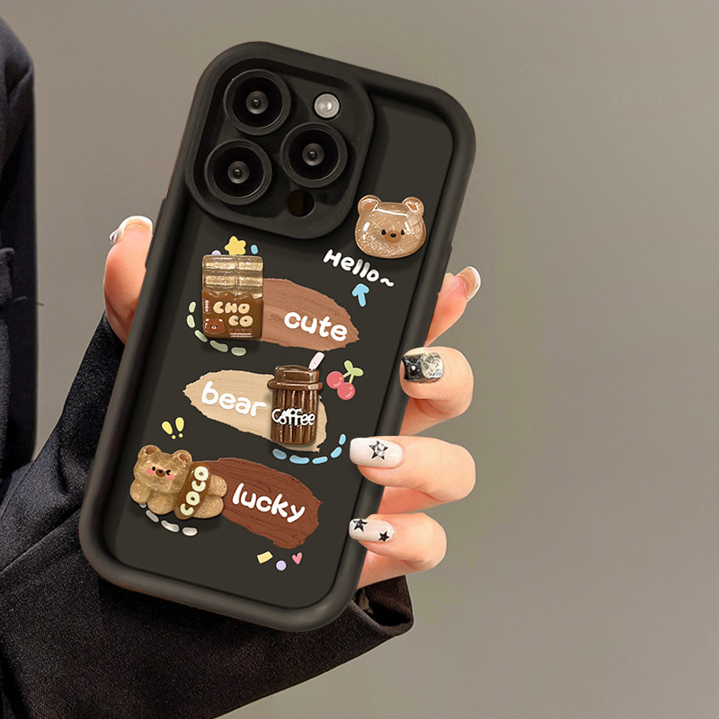Ôp Điện Thoại Dẻo Họa Tiết Chú Gấu Cho samsung a13 a14 a12 a23 a52 a32 a22 5g a71 a51 a14 a04s a03s a54 a24 a21s a31 a30s a50s Ốp