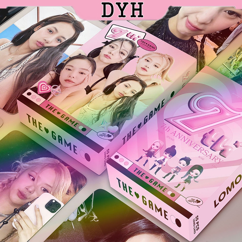 BLACKPINK Card Set 55 Tấm Thẻ Ảnh lomo Nhóm Nhạc
