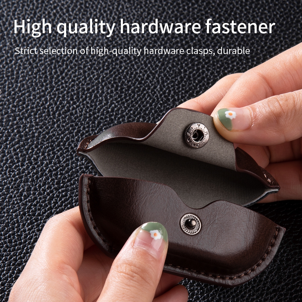 Vỏ Bảo Vệ Hộp Sạc Tai Nghe sony wf-1000 xm5 xm4 Bằng Da Chất Lượng Cao