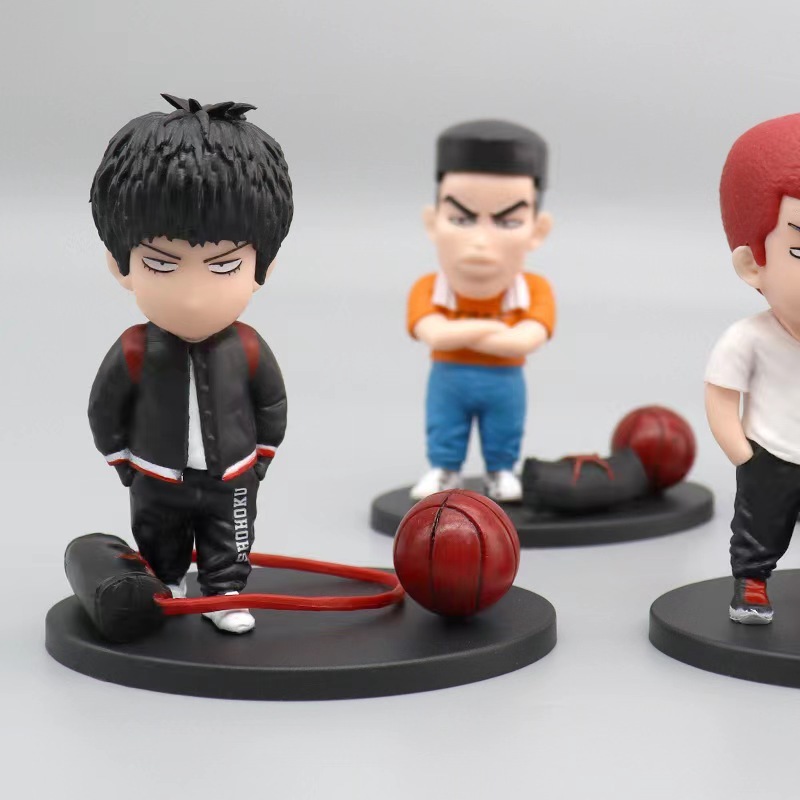 Bộ 5 Mô Hình Nhân Vật Phim slam dunk 8-9cm