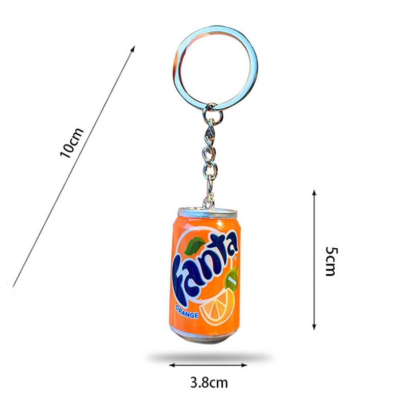 Móc Khóa Hình Lon Nước Ngọt Coca cola mini Dễ Thương