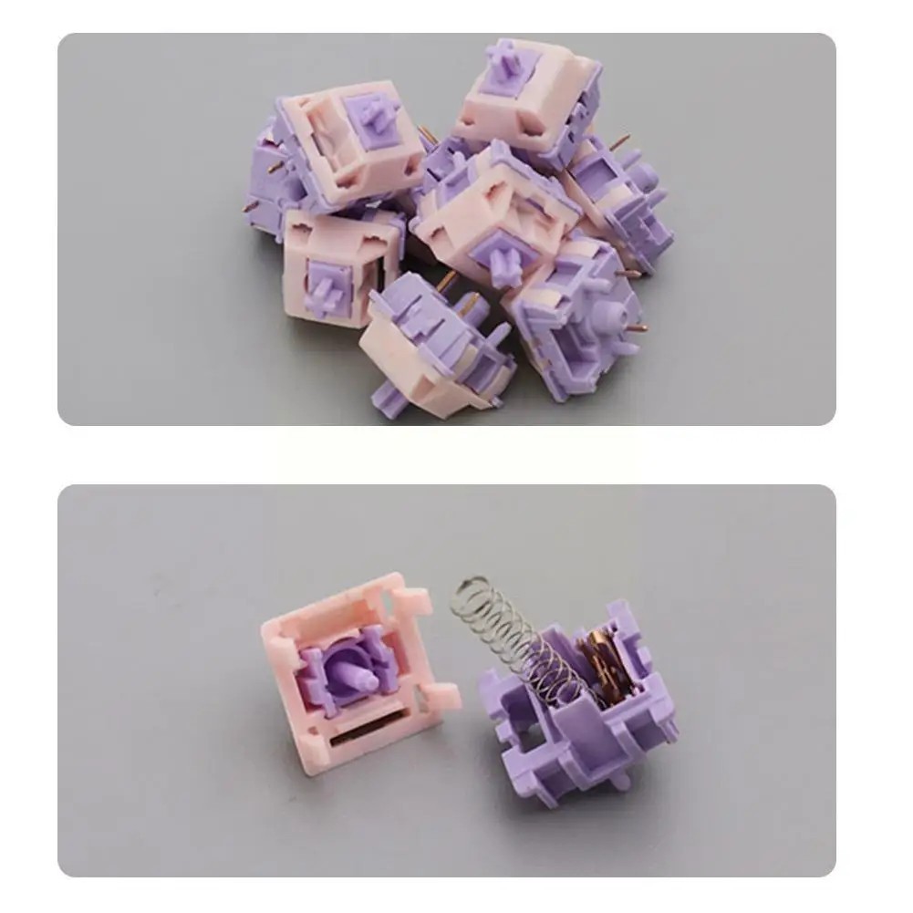 Bộ 10 / 30 Gói  Công Tắc Phím Cơ Tuyến Tính 5pins 38 / 45 / 53 / 48 / 60g